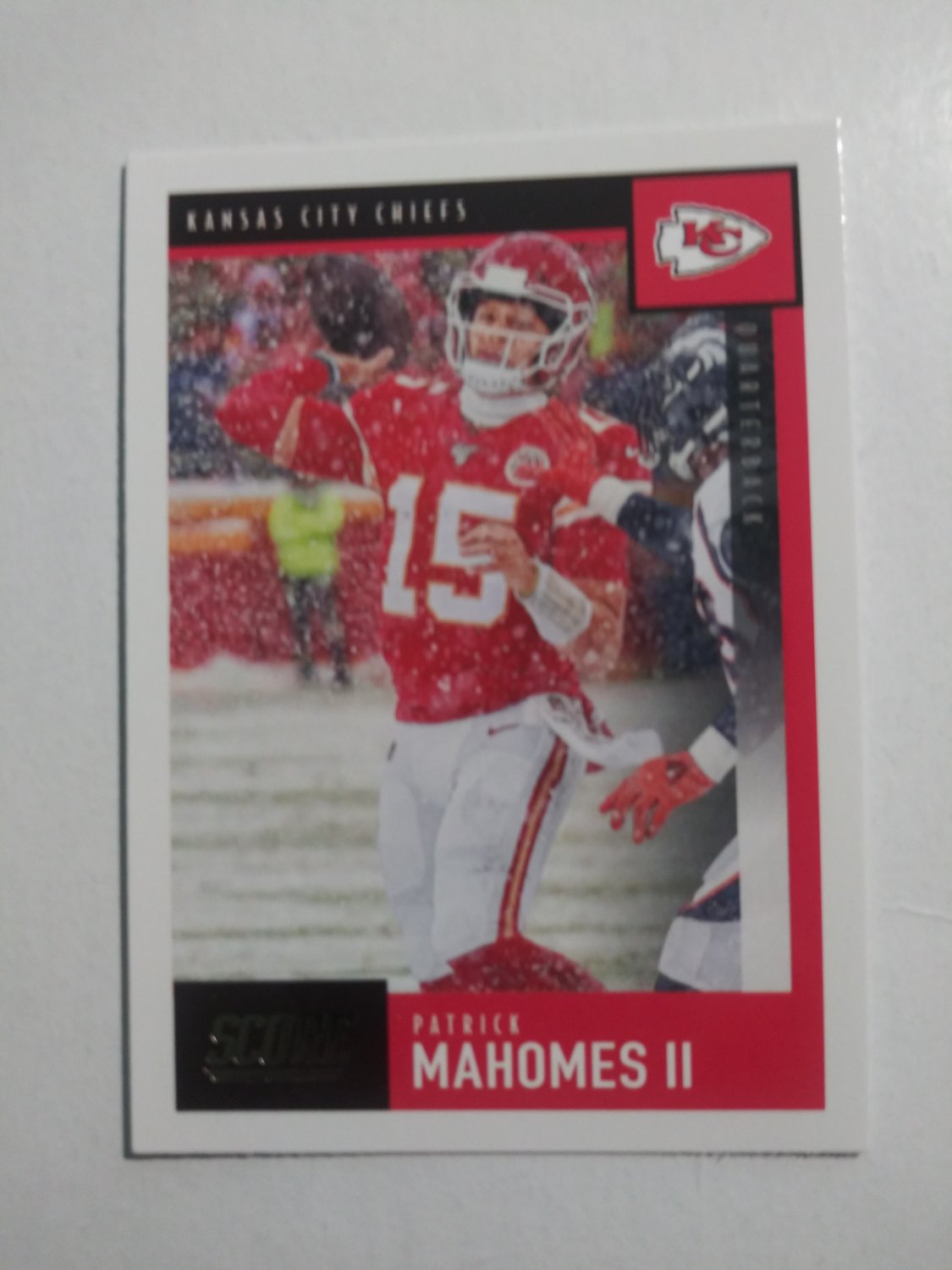 2020 Score Patrick Mahomes 136 Base Card CHIEFS