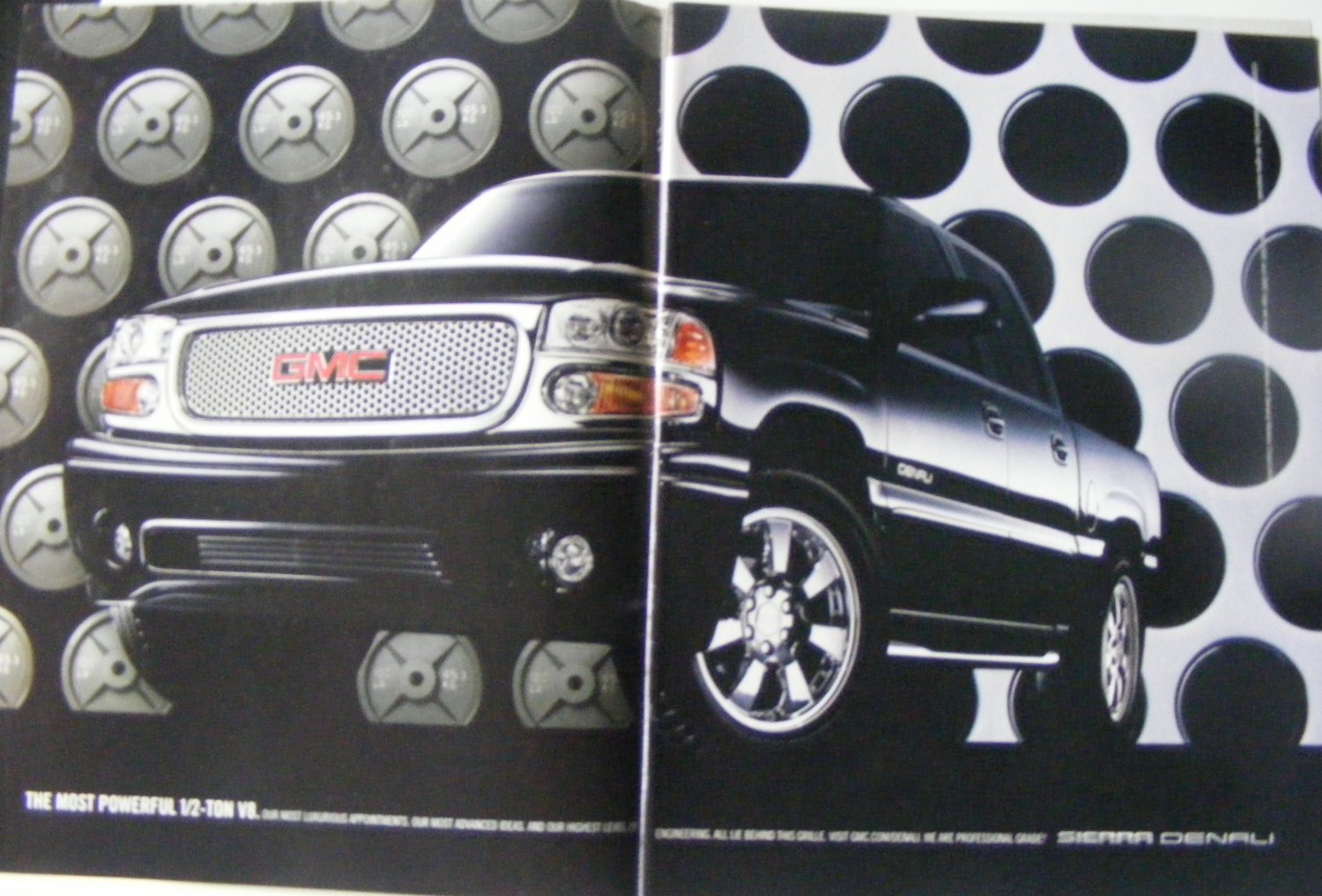 GMC Denali half ton truck print magazine ad