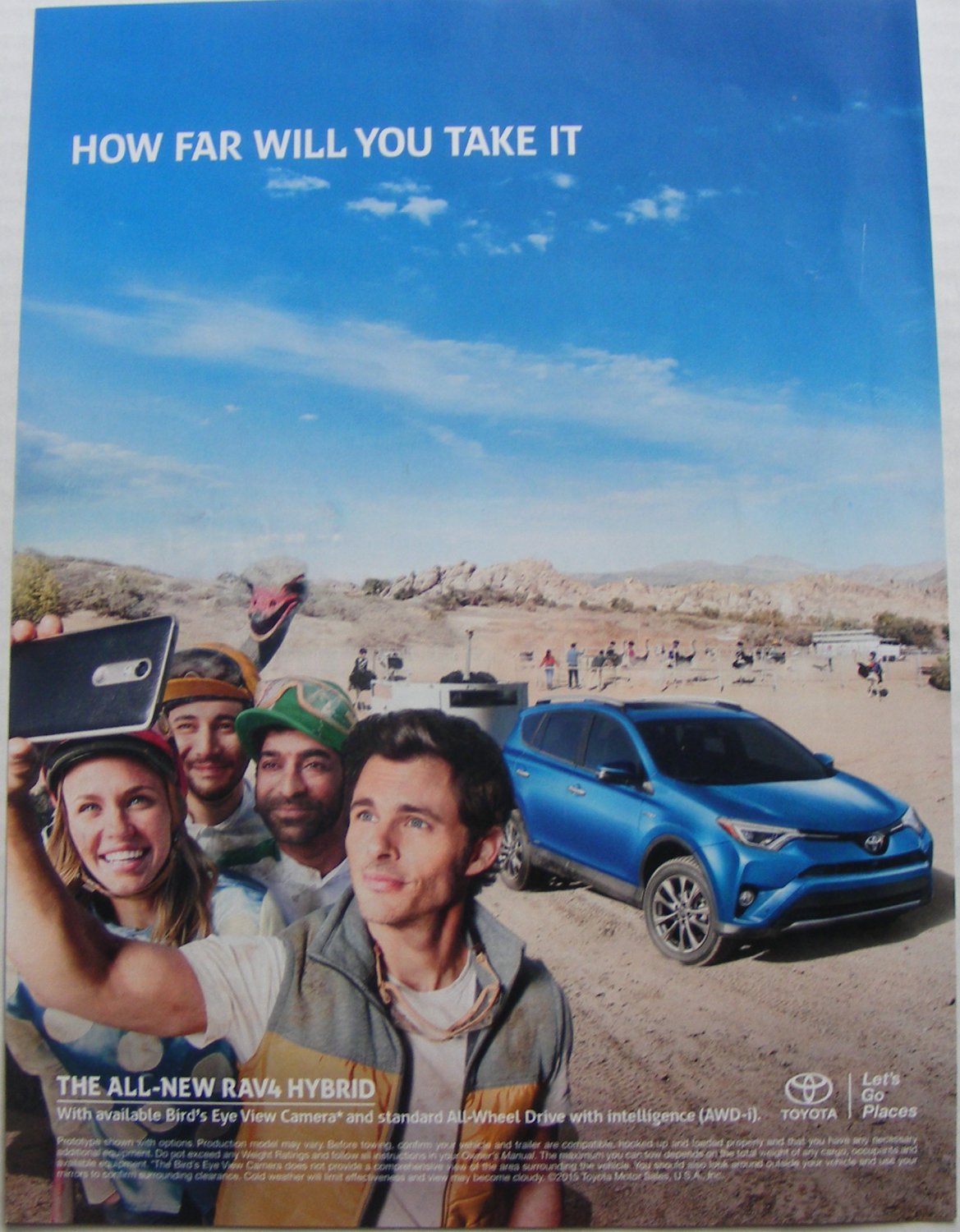 Toyota Rave Hybrid Magazine Advertisement - How far will you take it