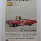 Vintage Mercury Cyclone GT Original Magazine Ad