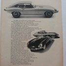 Jaguar XKE vintage original magazine ad