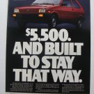 Subaru Justy magazine advertisement -original