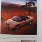 chrysler sebring convertible  vintage  magazine advertisement