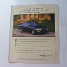 1996 Toyota Corolla Original Magazine Print Advertisement