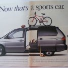 Honda Odyssey original print magazine ad-two page