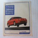Hyundai Tiburon Original Magazine Advertisement -2000