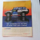 Toyota RAV4 Original Print Magazine Advertisement