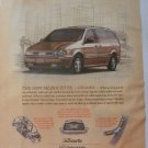 Oldsmobile Silhouette Original Magazine Print Advertisement