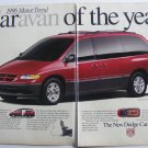 1996 Dodge Caravan  Original Magazine Print Advertisement