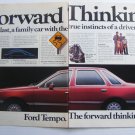 Ford Tempo Original Magazine Print Advertisement