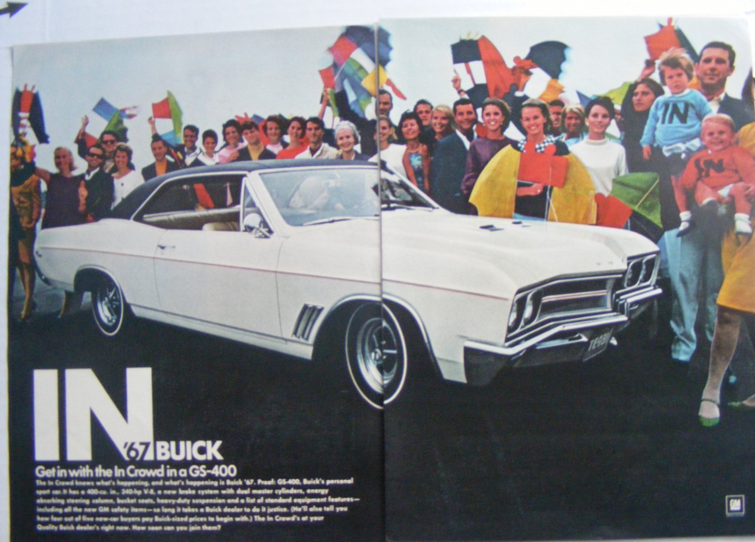 1967 Buick GS-400 Vintage Magazine Advertisement
