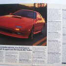 Mazda RX-t Turbo Original Magazine Print Advertisement