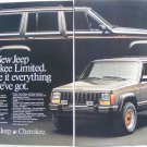 Jeep Cherokee  original magazine advertisement