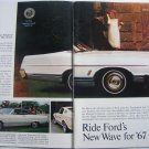 1967 Ford Fairlane Original Vintage Magazine Advertisement