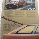 Toyota Corolla SR-5 Original Print Magazine Advertisement
