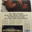 Chevy Impala Original Print Magazine Advertisement