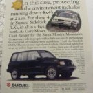 Subaru Sidekick Original Magazine Print Advertisement