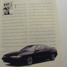 Subaru SVX Original Magazine Print Advertisement 1993