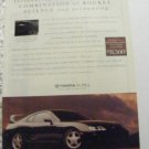 Toyota Supra Original Print Magazine Advertisement