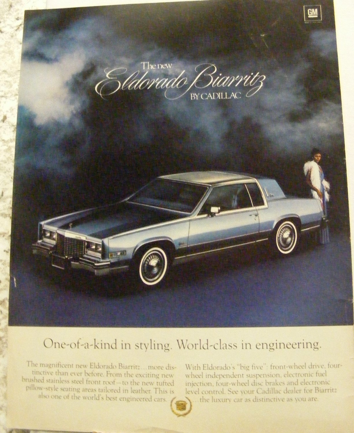 Cadillac El Dorado Biarritz Print Magazine Advertisement