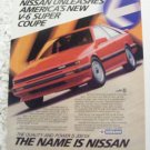 Nissan 200SX original magazine advertisement