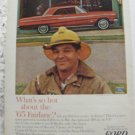 1965 Ford Fairlane Vintage Magazine Advertisement