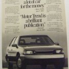 Hyundai Sonata original print magazine ad
