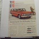 1961 Rambler Classic Vintage Magazine Advertisement