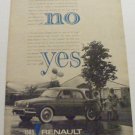 Vintage Renault Original Magazine Advertisement