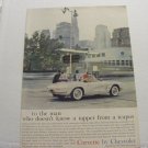 Chevy Corvette Original Print Magazine Advertisement
