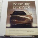 Buick Aurora Original Print Magazine Advertisement -1998