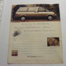 Toyota Previa Original Print Magazine Advertisement