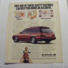 Subaru All Wheel Drive Original Magazine Print Ad