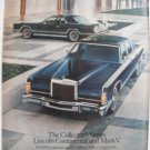 Lincoln Continental Mark V vintage magazine advertisement 1979