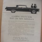 1962 Imperial  Vintage  MagazineAdvertisement