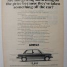 Fiat 128 Original Print Magazine Advertisement 2019