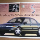 Mercury  Mystique Original Magazine Print Advertisement