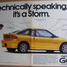 Chevy GEO Original Print Magazine Advertisement