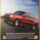 Suzuki XL-7 original print magazine Advertisement ad