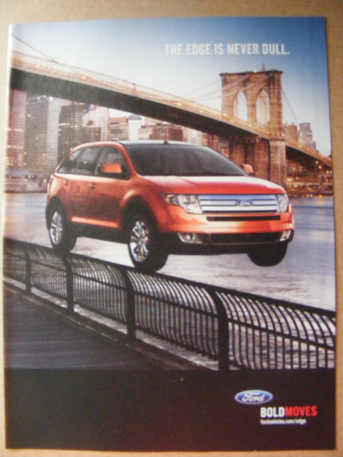 Ford Bold Moves Original Magazine Print Advertisement