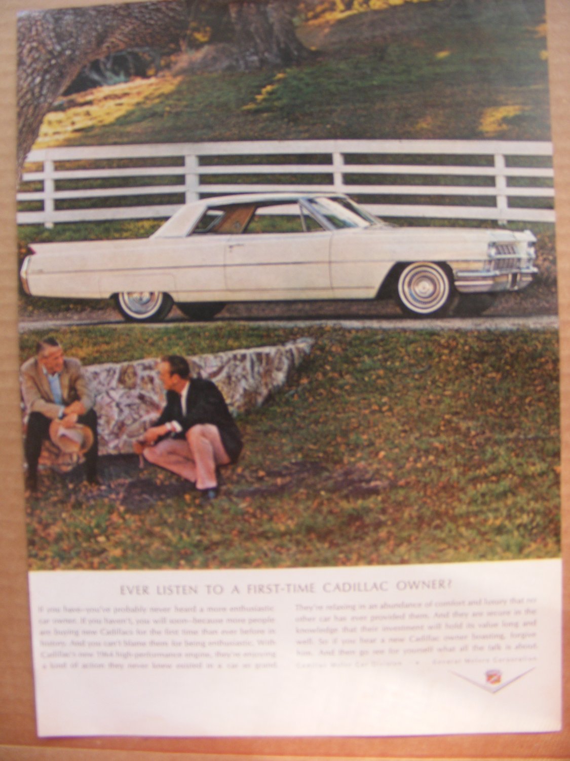 Cadillac Vintage Print Magazine Advertisement