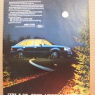 Mercury Lynx Original Print Magazine Advertisement
