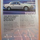 Toyota Celica  Original Magazine Advertisement