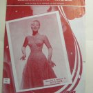 Allegheny Moon Words and Music, Patti Page Cover, 1956 Vintage Sheet Music
