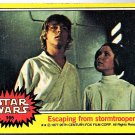 Vintage Star Wars Trading Card Yellow 1977 #165 Escaping From Stormtroopers