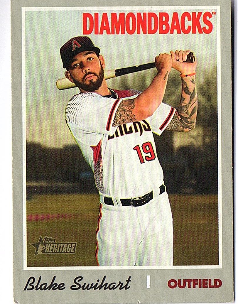 2019 Topps # 640 Blake Swihart Arizona Diamondbacks (free s/h)