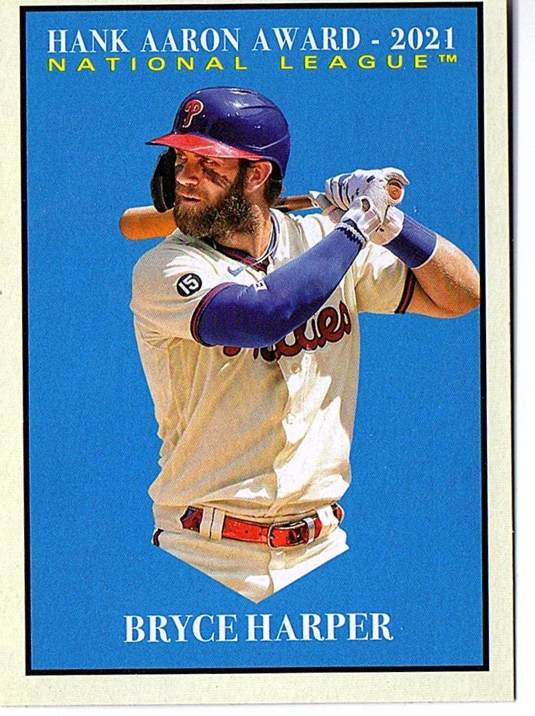 2022 Topps Archives Baseball Bryce Harper Award Winner #323 Philadelphia
