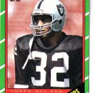1986 Topps Marcus Allen Los Angeles Raiders #62