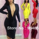 low cut dress