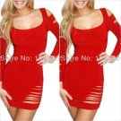 plus size mini red dress
